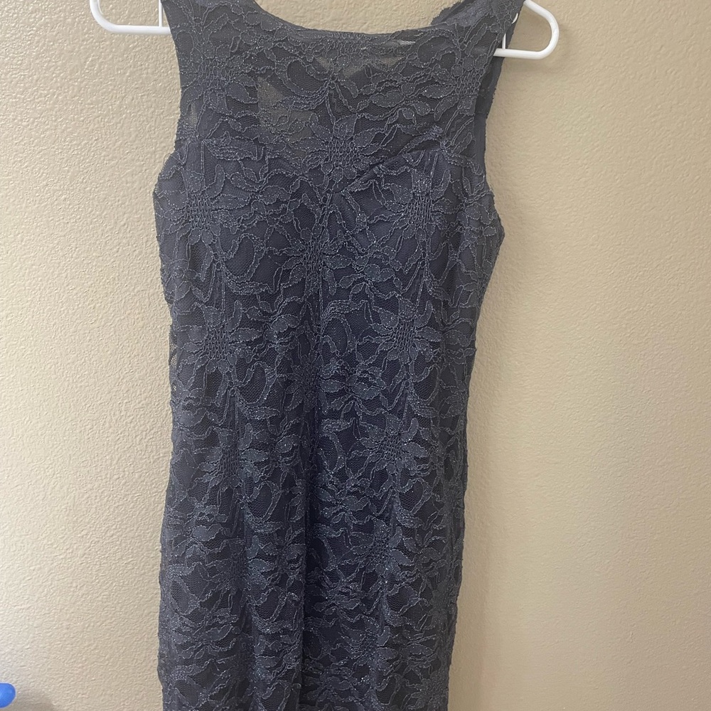 Juniors 9/10 sparkle cocktail dress with tie back